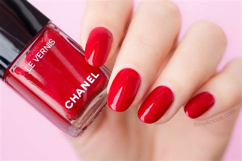 chanel red and white|chanel red nail polish.